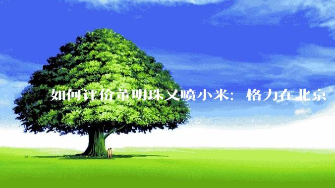 如何评价董明珠又喷小米：格力在北京“大1路”跑了十几年，没出过火灾事故？
