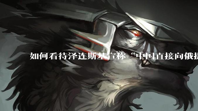 如何看待泽连斯基宣称“中国直接向俄提供***援”?